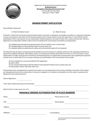 Water Ski Slalom Course &amp; Jump Permit Application - Connecticut, Page 2