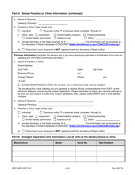 Form DEEP-MERC-CERT-007 Certification Statement Form for Dental Practices or Clinics Concerning the Management of Mercury Amalgam - Connecticut, Page 4