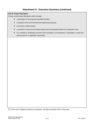 Form DEEP-NSR-APP-222 Attachment A Executive Summary - Connecticut, Page 2