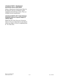 Instructions for Form DEEP-NSR-APP-204 Attachment E204 Volatile Liquid Storage Supplemental Application Form - Connecticut, Page 5