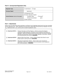 Form DEEP-NSR-APP-207 Attachment E207 Metal Cleaning Degreasers Supplemental Application Form - Connecticut, Page 3