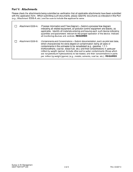 Form DEEP-NSR-APP-209 Attachment E209 Site Remediation Equipment Supplemental Application Form - Connecticut, Page 3
