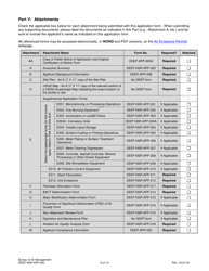 Form DEEP-NSR-APP-200 Permit Application for Stationary Sources of Air Pollution - New Source Review - Connecticut, Page 8