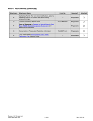 Form DEEP-NSR-APP-200 Permit Application for Stationary Sources of Air Pollution - New Source Review - Connecticut, Page 9