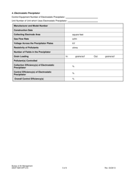 Form DEEP-NSR-APP-210 Attachment E210 Air Pollution Control Equipment Supplemental Application Form - Connecticut, Page 5