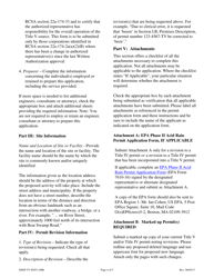 Instructions for Form DEEP-TV-APP-100R Revision Application for an Existing Title V or Title IV Permit - Connecticut, Page 4