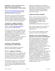 Instructions for Form DEEP-TV-APP-100R Revision Application for an Existing Title V or Title IV Permit - Connecticut, Page 5