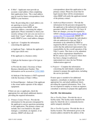 Instructions for Form DEEP-TV-APP-100NMM Non-minor Modification Application for an Existing Title V Permit - Connecticut, Page 5