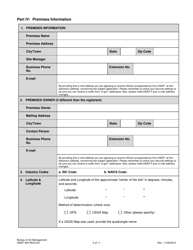 Form DEEP-AIR-REG-001 General Permit to Limit Potential to Emit From Major Stationary Sources of Air Pollution Registration Form - Connecticut, Page 4