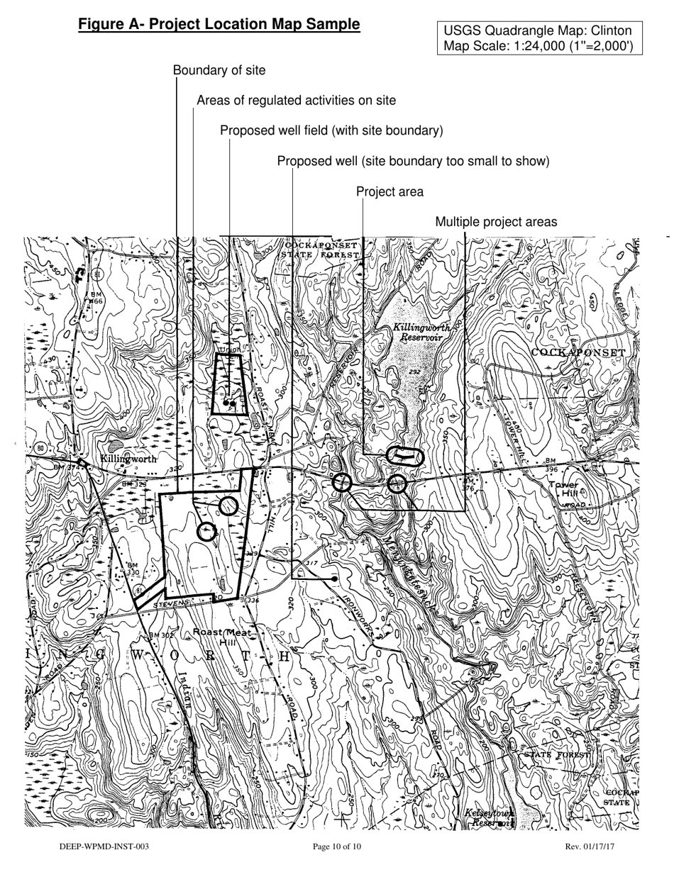 Instructions for Form DEEP-WPMD-REQ-003 Request for Authorization Under the General Permit for Diversion of Water for Consumptive Use: Filing Categories - Connecticut, Page 10