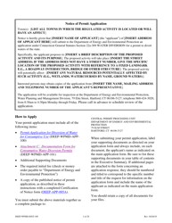 Instructions for Form DEEP-WPMD-REQ-100 Permit Application for Diversion of Water for Consumptive Use - Connecticut, Page 3