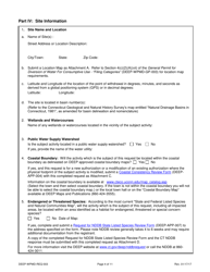 Form DEEP-WPMD-REQ-003 Request for Authorization Under the General Permit for Diversion of Water for Consumptive Use: Filing Categories - Connecticut, Page 4