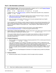 Form DEEP-WPMD-REQ-003 Request for Authorization Under the General Permit for Diversion of Water for Consumptive Use: Filing Categories - Connecticut, Page 5