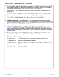 Form DEEP-OPPD-APP-100 Permit Application for a Section 401 Water Quality Certificate - FERC Hydropower Projects - Connecticut, Page 12