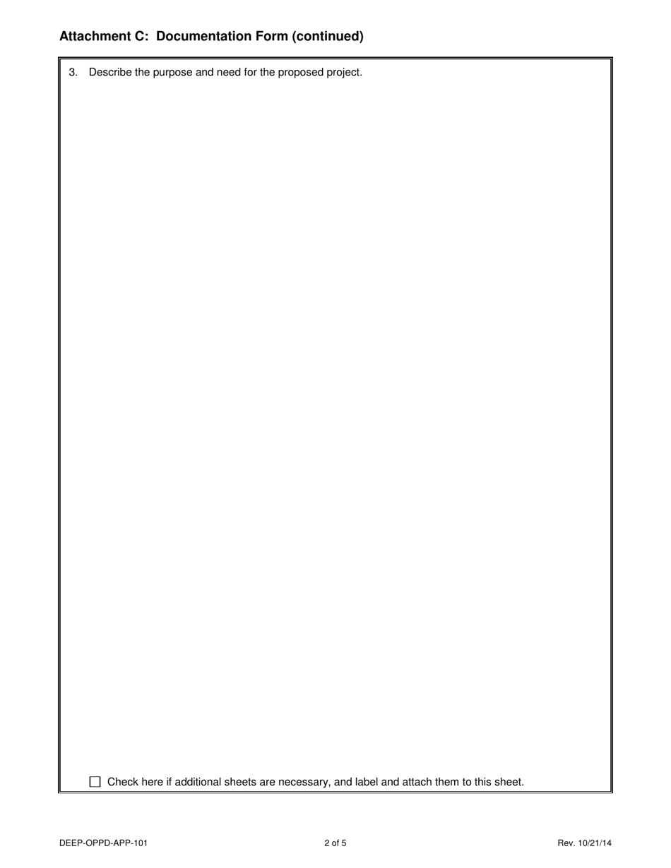 Form DEEP-OPPD-APP-100 Permit Application for a Section 401 Water Quality Certificate - FERC Hydropower Projects - Connecticut, Page 9