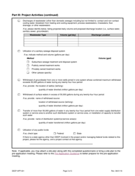 Form DEEP-APP-001 Pre-application Questionnaire - Connecticut, Page 3