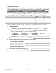 Form DEEP-REM-REG-002 Registration Form General Permit for in Situ Remediation: Chemical Oxidation - Connecticut, Page 13
