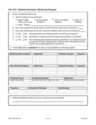 Form DEEP-REM-REG-002 Registration Form General Permit for in Situ Remediation: Chemical Oxidation - Connecticut, Page 15