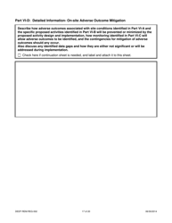 Form DEEP-REM-REG-002 Registration Form General Permit for in Situ Remediation: Chemical Oxidation - Connecticut, Page 17