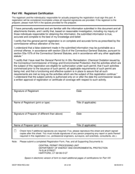Form DEEP-REM-REG-002 Registration Form General Permit for in Situ Remediation: Chemical Oxidation - Connecticut, Page 20