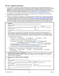 Form DEEP-REM-REG-002 Registration Form General Permit for in Situ Remediation: Chemical Oxidation - Connecticut, Page 2
