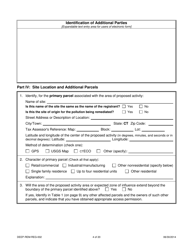 Form DEEP-REM-REG-002 Registration Form General Permit for in Situ Remediation: Chemical Oxidation - Connecticut, Page 4