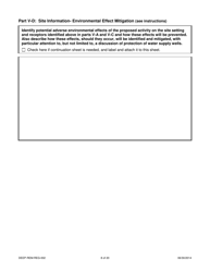 Form DEEP-REM-REG-002 Registration Form General Permit for in Situ Remediation: Chemical Oxidation - Connecticut, Page 8