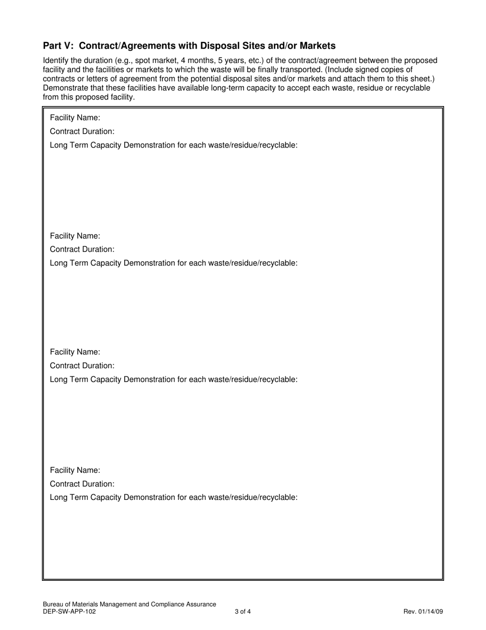 Form DEP-SW-APP-102 Attachment I Statement of Consistency With the Solid Waste Management Plan - Connecticut, Page 3