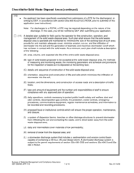 Form DEP-SW/WD-APP-110 Attachment M Checklist for Solid Waste Disposal Areas - Connecticut, Page 7