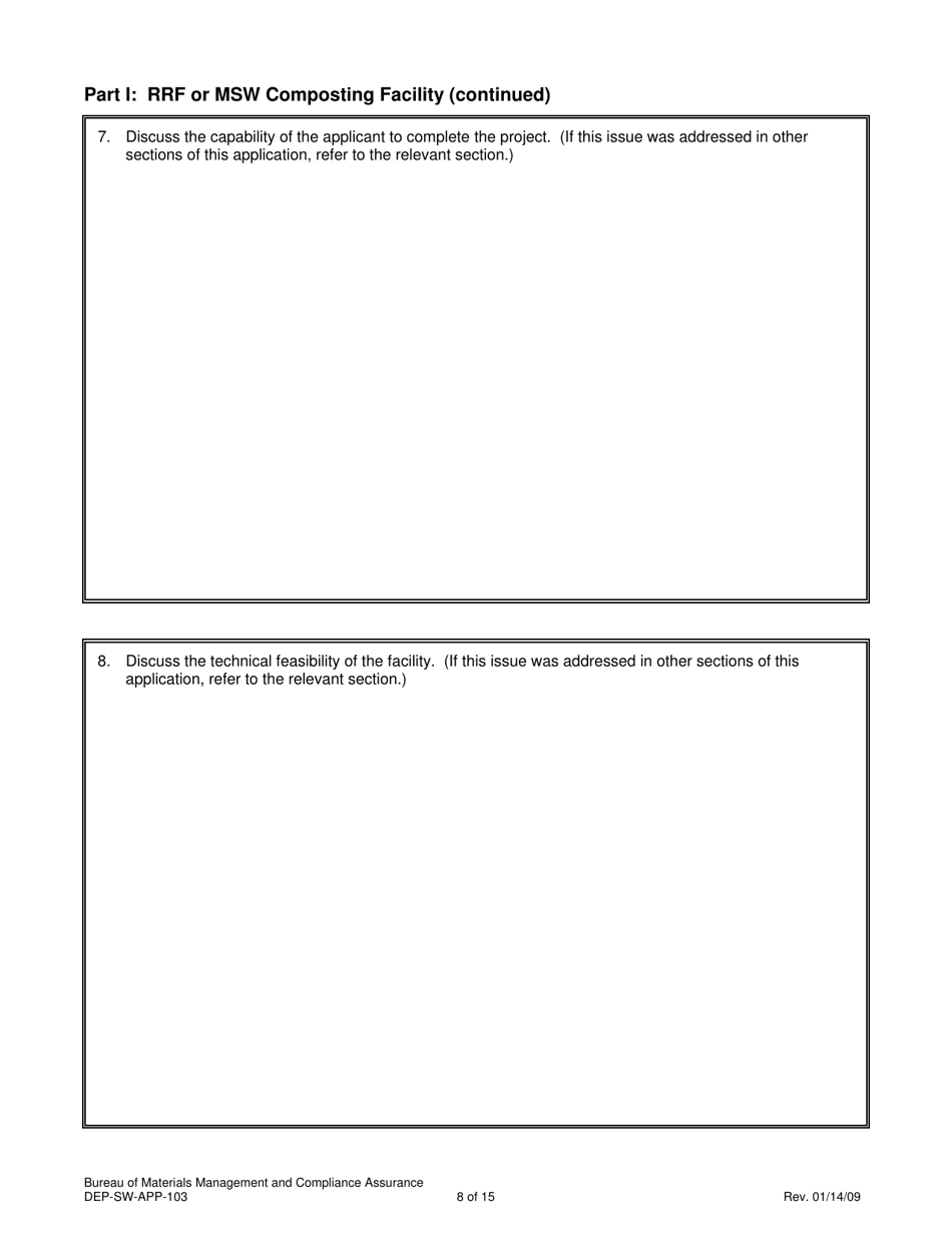 Form DEP-SW-APP-104 Attachment L Determination of Need Information - Connecticut, Page 8