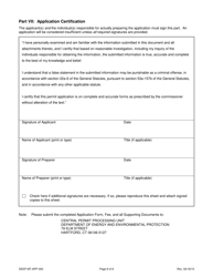 Form DEEP-MT-APP-300 License Application for Marine Terminals - Connecticut, Page 8