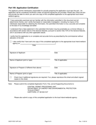 Form DEEP-PEST-APP-200 Permit Application for the Use of Pesticides in State Waters - Connecticut, Page 9