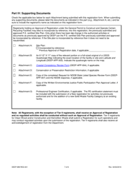 Form DEEP-MM-REG-001 General Permit Registration Form to Construct and Operate a Commercial Facility for the Management of Recyclable Materials and Certain Solid Wastes - Connecticut, Page 7
