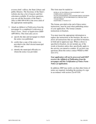 Instructions for Form DEP-STWD-APP-500 Permit Application for a Stewardship Permit - Connecticut, Page 3
