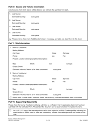Form DEP-RCY-REG-009 Sheet Leaf Composting Notification Form - Connecticut, Page 2