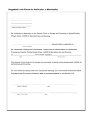 Form DEP-RCY-REG-011 General Permit Registration Form for Storage and Processing of Asphalt Roofing Shingle Waste (Arsw) for Beneficial Use and Recycling - Connecticut, Page 8