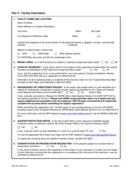Form DEP-RCY-REG-013 General Permit Registration Form for the Storage and Processing of Scrap Tires for Recycling and Beneficial Use - Connecticut, Page 4