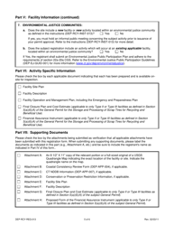 Form DEP-RCY-REG-013 General Permit Registration Form for the Storage and Processing of Scrap Tires for Recycling and Beneficial Use - Connecticut, Page 5