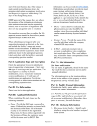 Instructions for Form DEEP-WPED-APP-002 Facility and Wastewater Treatment System Modification Notification and Request for Approval - Connecticut, Page 2