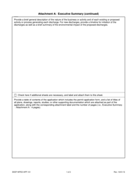 Form DEEP-WPED-APP-101 Attachment A Executive Summary - Connecticut, Page 2