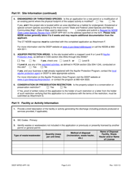 Form DEEP-WPED-APP-100 Permit Application for Wastewater Discharges From Manufacturing, Commercial, and Other Activities - Connecticut, Page 5