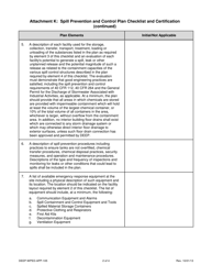 Form DEEP-WPED-APP-105 Attachment K Spill Prevention and Control Plan Checklist and Certification - Connecticut, Page 2