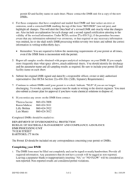 Form DEP-PED-DMR-001 Discharge Monitoring Report Instruction Manual - Connecticut, Page 3