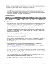 Form DEP-PED-DMR-001 Discharge Monitoring Report Instruction Manual - Connecticut, Page 6