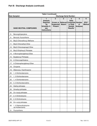 Form DEEP-WPED-APP-107 Attachment O Discharge Information - Connecticut, Page 10