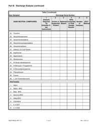 Form DEEP-WPED-APP-107 Attachment O Discharge Information - Connecticut, Page 11