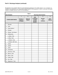 Form DEEP-WPED-APP-107 Attachment O Discharge Information - Connecticut, Page 13
