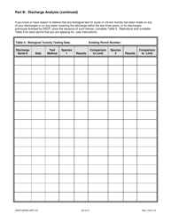 Form DEEP-WPED-APP-107 Attachment O Discharge Information - Connecticut, Page 20