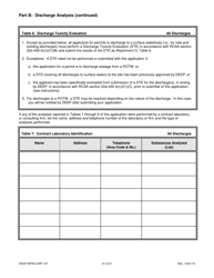 Form DEEP-WPED-APP-107 Attachment O Discharge Information - Connecticut, Page 21