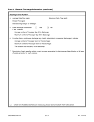 Form DEEP-WPED-APP-107 Attachment O Discharge Information - Connecticut, Page 2